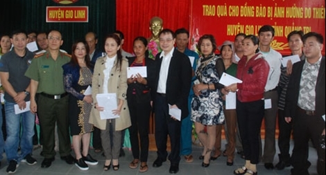 Hơn 530 triệu đồng đến với vùng lũ Quảng Trị