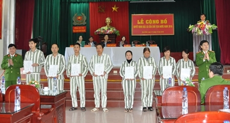 Trại giam Gia Trung công bố quyết định đặc xá cho 83 phạm nhân 