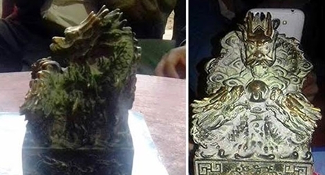 Bàn giao vật lạ nghi ấn cổ cho Bảo tàng tỉnh Nghệ An