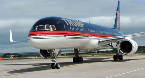 Ký hiệu liên lạc chuyên cơ mạ vàng của ông D. Trump