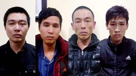 Bộ tứ nghiện “hàng đá” gây ra hàng chục vụ “ăn bay”