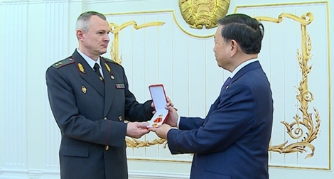 Bộ trưởng Tô Lâm dự Lễ kỷ niệm 100 năm Ngày thành lập lực lượng cảnh sát Belarus