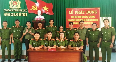 Xây dựng phong cách người CAND bản lĩnh, nhân văn, vì nhân dân phục vụ