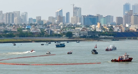 Hải quân Hoa Kỳ và Việt Nam diễn tập ứng phó sự cố tràn dầu