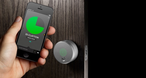 Mở cửa ngôi nhà thông minh bằng smartphone