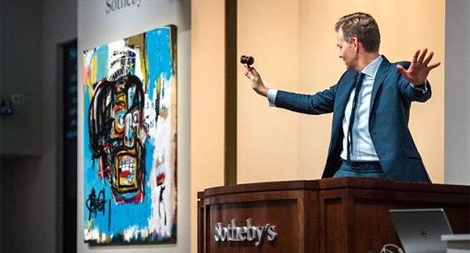 Bức tranh tường giá 110,5 triệu USD của họa sĩ da màu người Mỹ