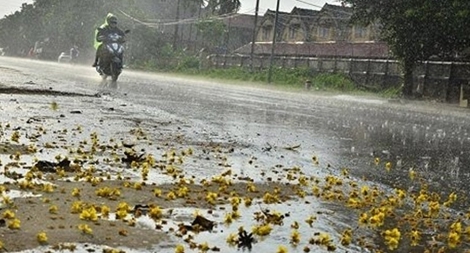 Mưa giải nhiệt cho thủ đô sau đợt nóng gay gắt