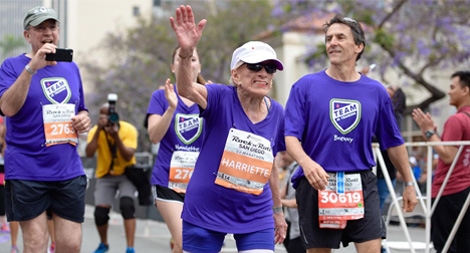 Nữ vận động viên điền kinh bán marathon 94 tuổi