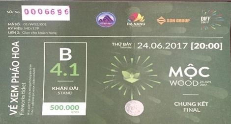 Xuất hiện vé giả tại Lễ hội pháo hoa quốc tế Đà Nẵng