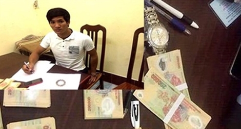 Mua 100 triệu tiền giả với giá 20 triệu đồng