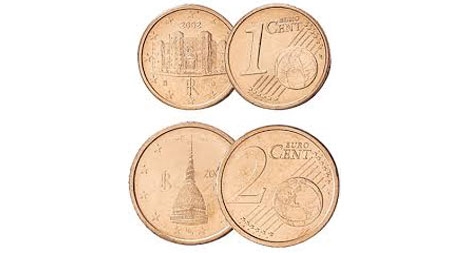 Italia: Ngừng lưu hành tiền xu mệnh giá thấp