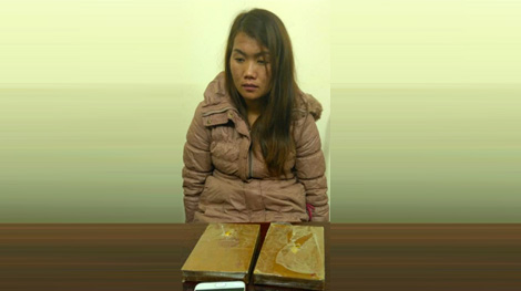 Bắt sơn nữ cùng 2 bánh heroin