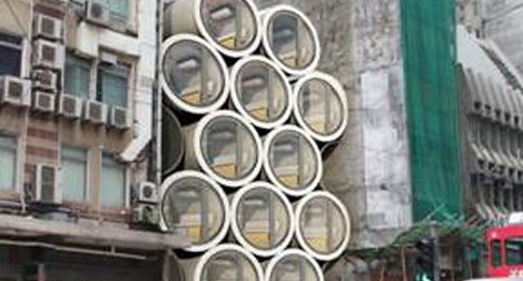 Độc đáo cấu trúc nhà ở bằng ống cống