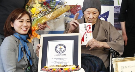 Cụ ông cao niên nhất thế giới