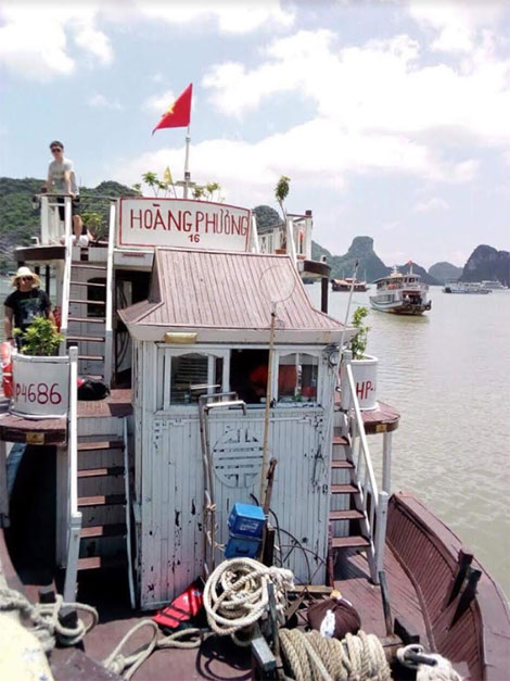 Xác định tàu du lịch bị khách nước ngoài “tố” dịch vụ kém chất lượng