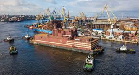 Nhà máy điện hạt nhân nổi đầu tiên trên thế giới