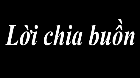 Lời chia buồn tới gia đình đồng chí Nguyễn Diệu Huyền