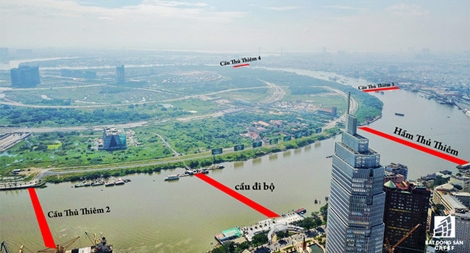 Đẩy nhanh xây dựng 3 cây cầu kết nối với Khu đô thị mới Thủ Thiêm