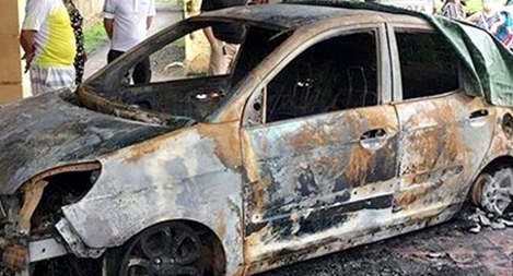 Thông tin về vụ cháy xe ô tô bất thường của cán bộ CSGT