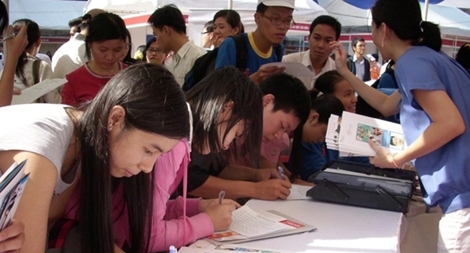 Người thất nghiệp có trình độ đại học giảm