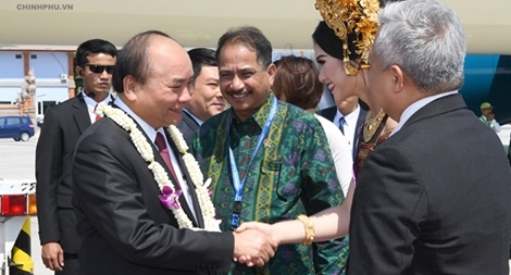 Thủ tướng đến Bali, Indonesia