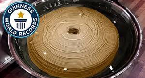 Sợi mì dài kỷ lục
