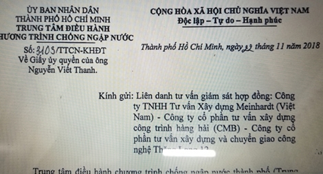 Tư vấn giám sát hợp đồng “siêu” dự án chống ngập toan tính hợp thức hóa “danh phận” ông Nguyễn Viết Thanh