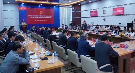 Lãnh đạo Ủy ban Quản lý vốn Nhà nước tại doanh nghiệp làm việc với MobiFone