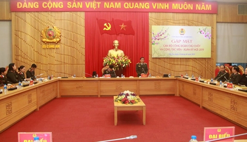 Gặp mặt cán bộ Công đoàn chủ chốt và cộng tác viên Xuân Kỷ hợi 2019