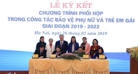 Tăng cường phối hợp trong công tác bảo vệ phụ nữ và trẻ em gái