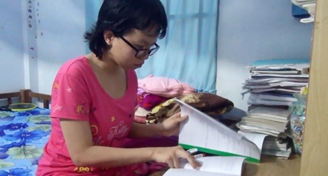 Nghị lực của cô học trò mang bệnh ác tính