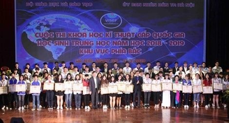 Hà Nội dẫn đầu về số lượng giải thưởng tại Cuộc thi KH-KT cấp quốc gia
