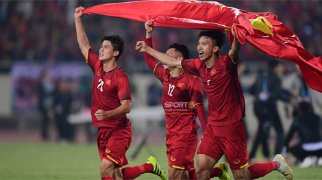 Đội tuyển Việt Nam thăng hạng mạnh nhất từ hơn 20 năm trở lại đây