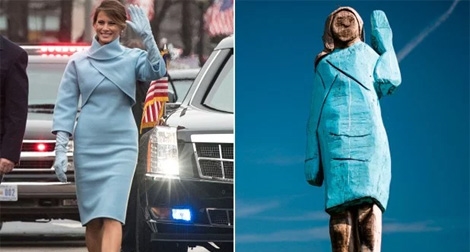 Khánh thành tượng Đệ nhất phu nhân Mỹ tại quê nhà