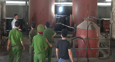 Triệt phá đường dây sản xuất, buôn bán dầu giả liên tỉnh