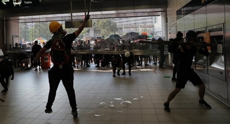Hong Kong (Trung Quốc) lên án hành động phá hoại của người biểu tình