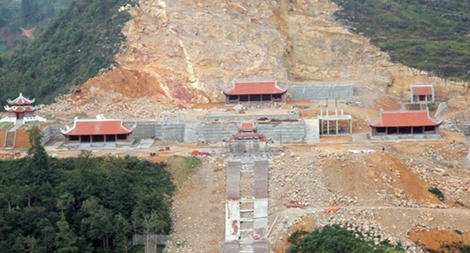 Hà Giang tạm đình chỉ thi công dự án khu du lịch tâm linh Lũng Cú