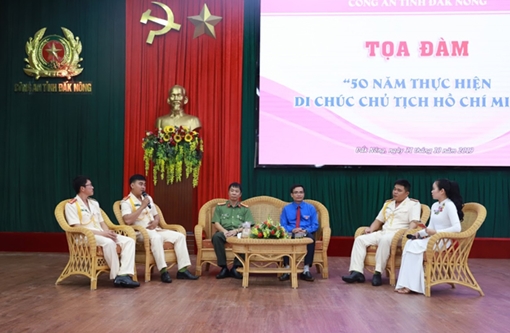 Tuyên dương “Thanh niên Công an Đắk Nông tiêu biểu" 