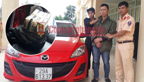 Tài xế nghiện chở theo 4 bánh heroin và nhiều loại ma túy