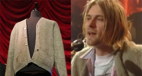 Bán đấu giá áo khoác len của Kurt Cobain