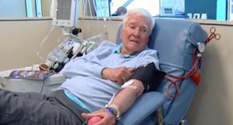 Nhà vô địch nước Mỹ về hiến máu