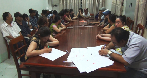 32 đối tượng bị bắt trên sới bạc ở Kiên Giang 