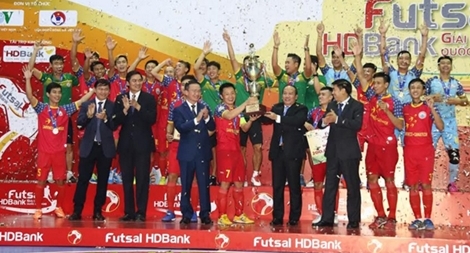 Sanvinest Sanatech Khánh Hòa lên ngôi vô địch Giải Futsal HDBank Cúp Quốc gia 2019 