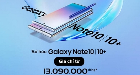 Mua Note 10, Note 10+ kèm gói cước nhiều ưu đãi cực hot của MobiFone