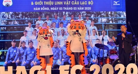 HAGL ra mắt mẫu áo thi đấu và linh vật mùa giải 2020