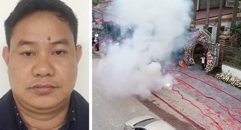 Tạm giữ một đối tượng liên quan đến vụ đốt pháo tại Sóc Sơn