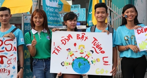 Hưởng ứng chiến dịch Giờ Trái đất giữa cao điểm dịch COVID-19