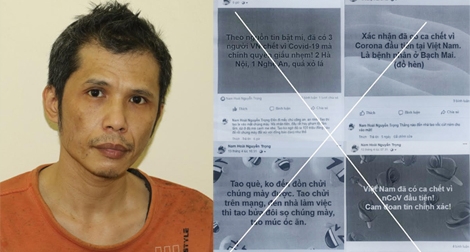 Tạm giữ đối tượng đưa tin nhảm về dịch bệnh COVID-19