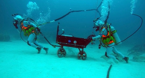 Nghiên cứu vũ trụ dưới đáy biển