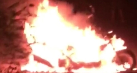 Một phụ nữ chết cháy trong công viên